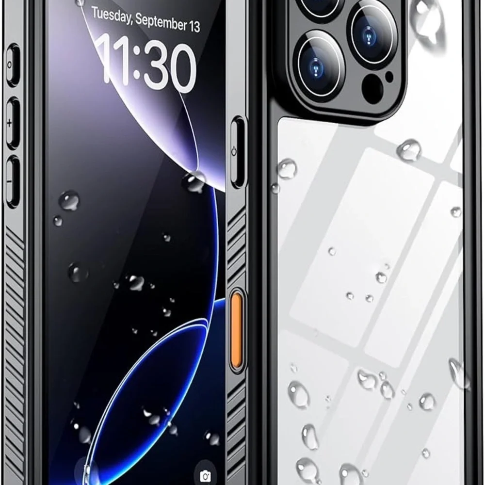 iPhone 16 Pro Waterproof, Screen‎ &Camera Protector drop/Shockproof 6.3